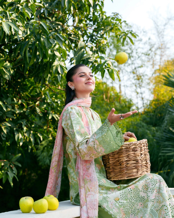 NEESHAY SUMMER LINES PRINTKARI LUXURY LAWN '26-VERNA