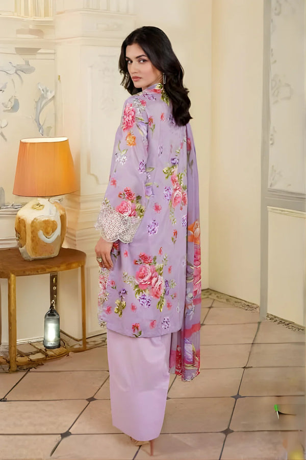 MAHVEEN BY JOHRA UN-STITCHED 3PC | JH-1138-MVN