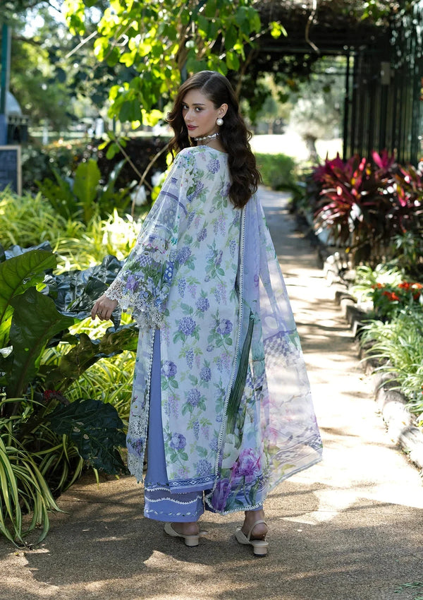 ELAF SIGNATURE EMBROIDERED LAWN 3PC | MOONLIT PETALS