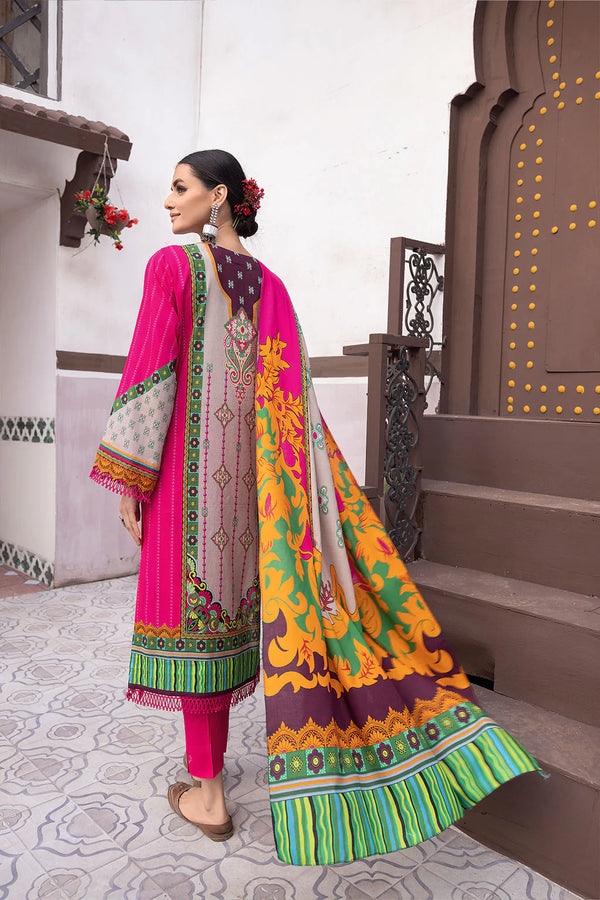 MAJESTIC UNSTITCHED LAWN EMBROIDERED BY JOHRA- JH-727