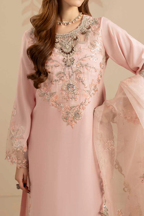 ZARDOZI SILK- ROSE PINK