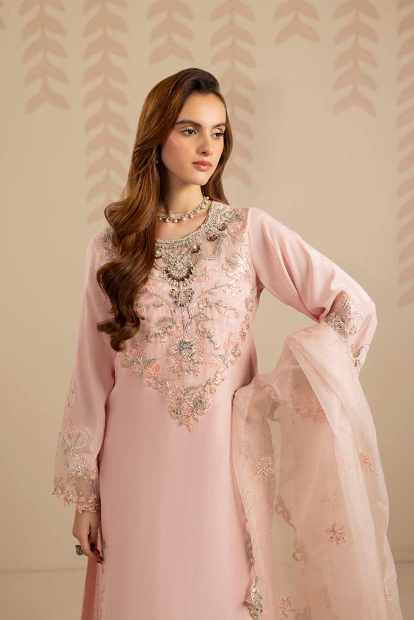 ZARDOZI SILK- ROSE PINK