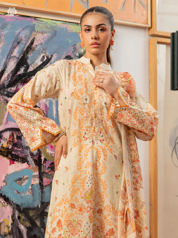 Akira By Gulljee Printed Embroidered Lawn Collection - D9