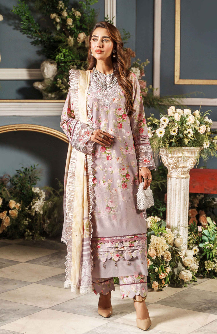 PRINTKARI BY ALZOHAIB CUTWORK UN-STITCHED 3PC | D-09