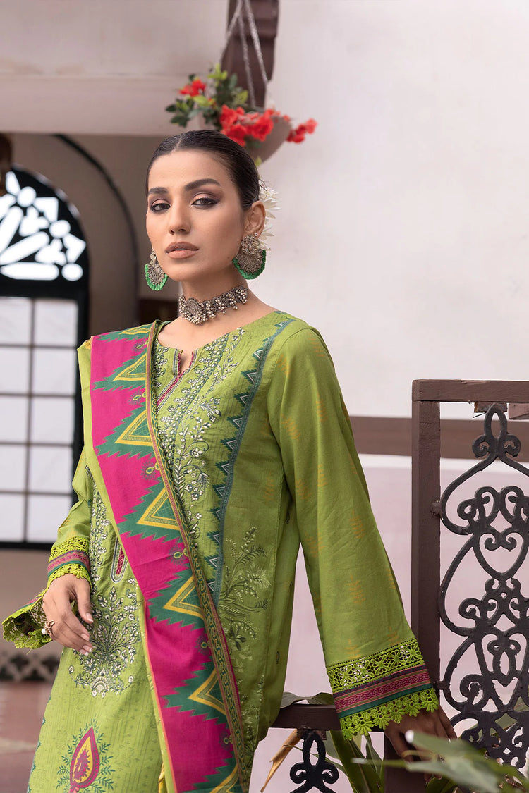 MAJESTIC UNSTITCHED LAWN EMBROIDERED BY JOHRA- JH-728