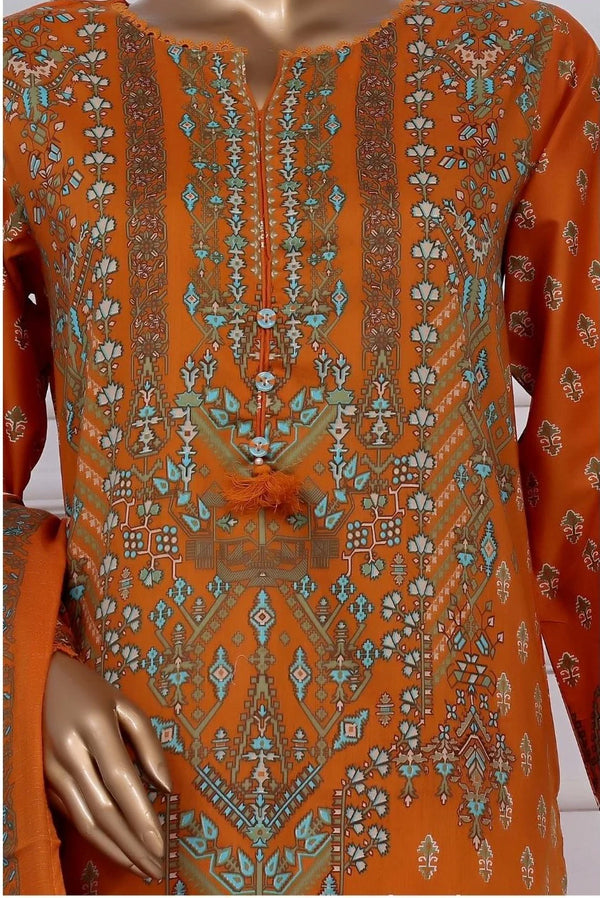 SADABAHAR PRINTED LAWN STITCHED 2025-D09