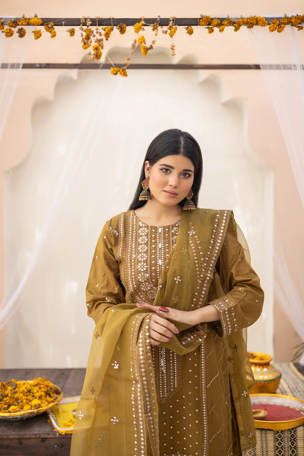 GEORGIA SEMI-STITCHED LAWN BY ZAINAB FAZLANI - AARZOO