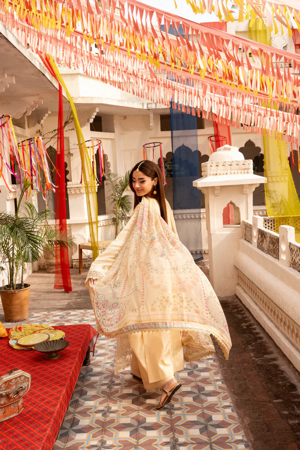 BASANT CHIKANKARI LUXURY BY FLORENT UNSTITCHED| 2026-FBC -2A