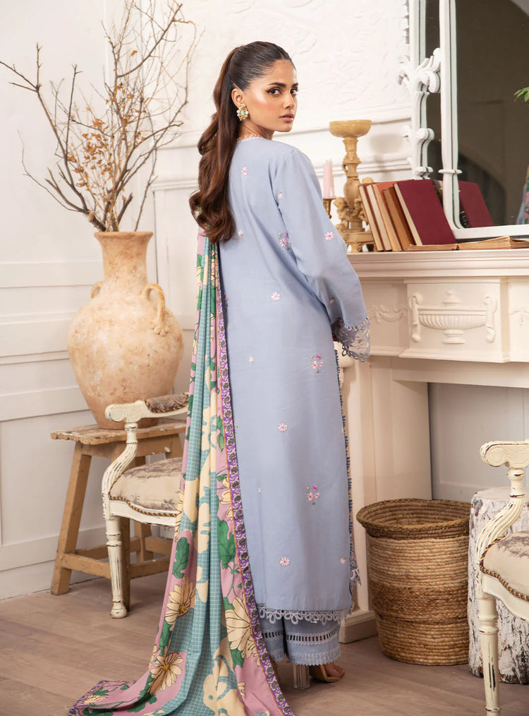 MERAKI BY ROHEENAZ FALL WINTER UN-STITCHED 3PC-RAYA