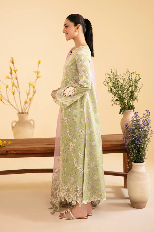 QLINEKARI BY QALAMKAR UN-STICHED 3PC|SQ-10 VEHJA