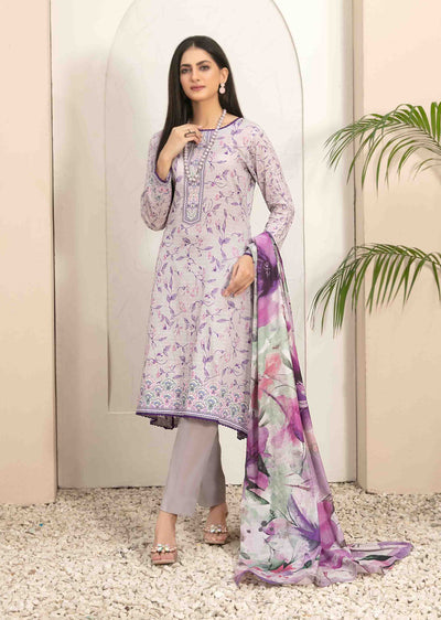 TIYANI BY TAWAKKAL UNSTITCHED LAWN DU-3590