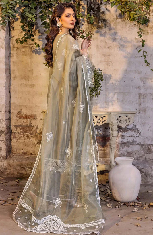 Adans Libas Embroidered Lawn Unstitched 3 Piece Suit - 4772