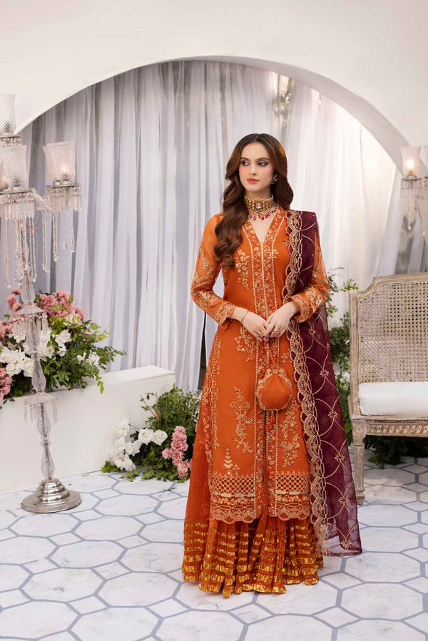 ZARDOZI NIKAH- 09 RUST