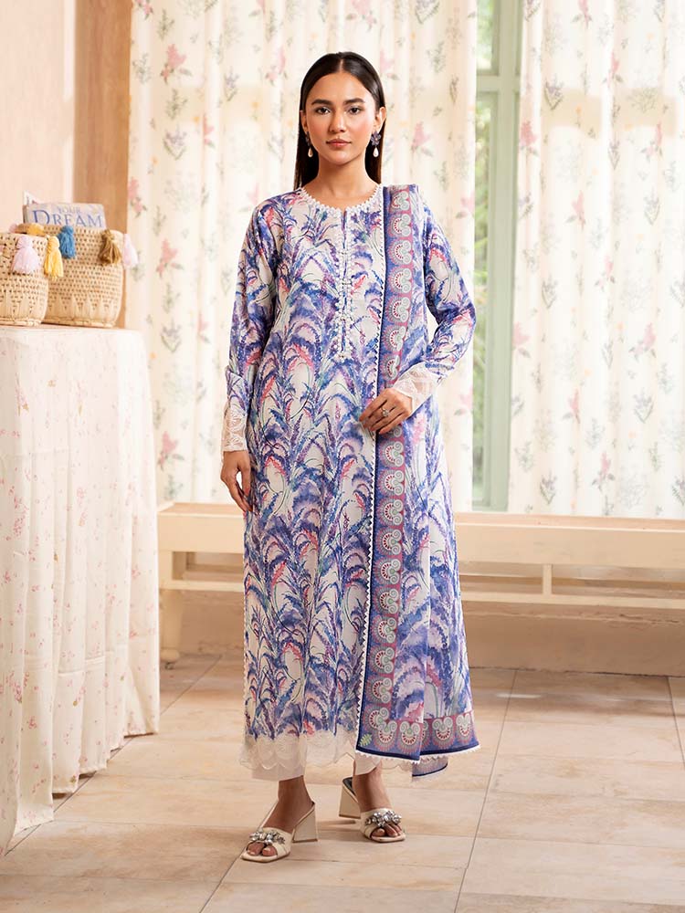 SAYA BY BRENISH UN-STITCHED LAWN | D-11