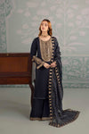 ZARDOZI SILK- NAVY BLUE