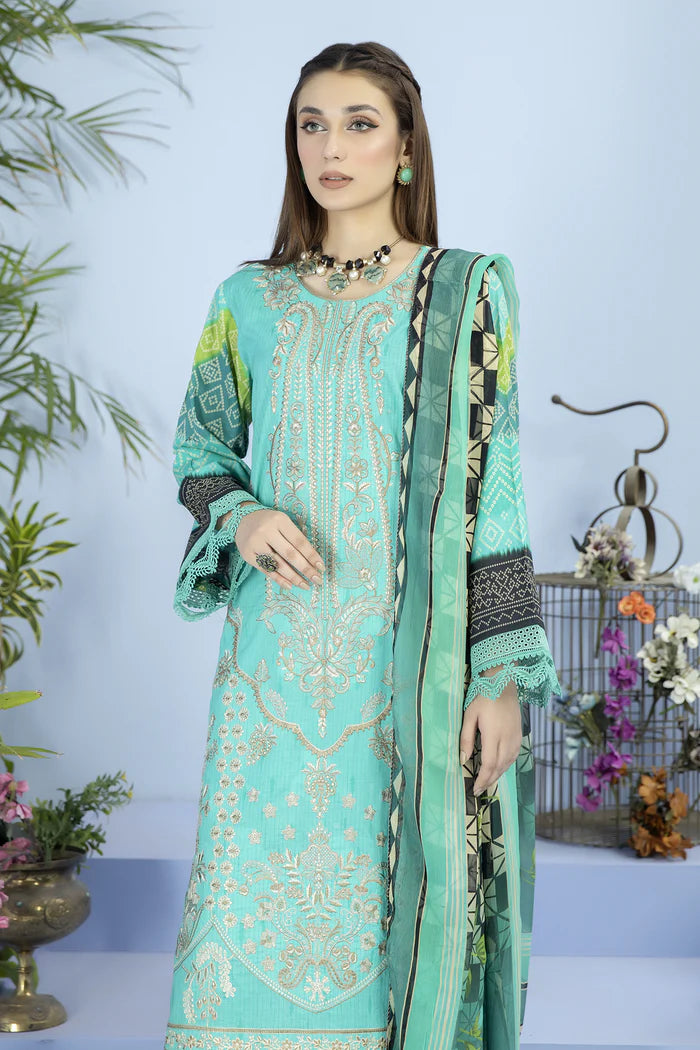 ALLURE BY JOHRA UN-STITCHED 3PC | JH-739-AU