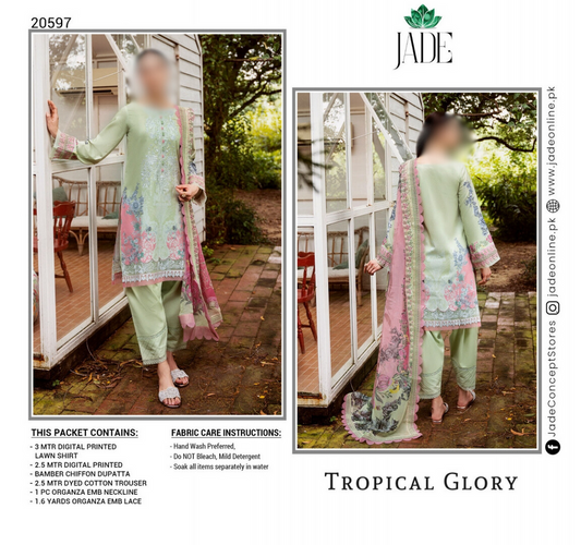 JADE TROPICAL GLORY LAWN-J-20597