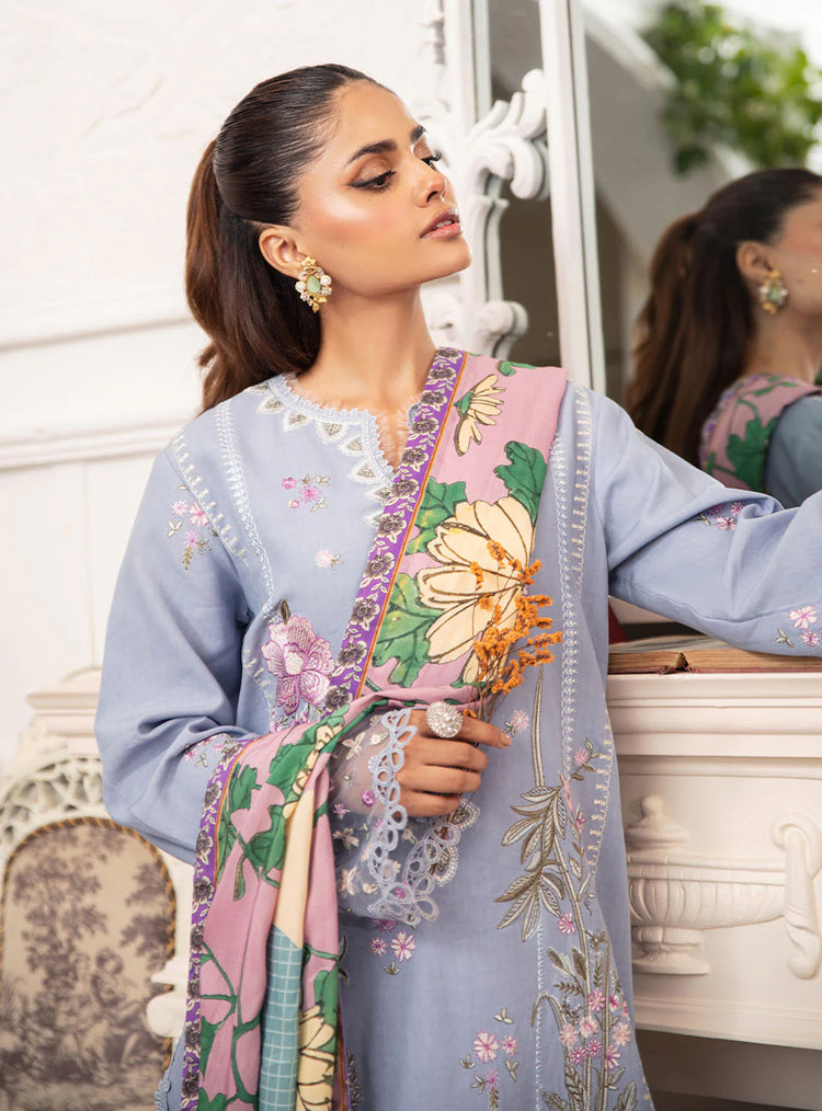 MERAKI BY ROHEENAZ FALL WINTER UN-STITCHED 3PC-RAYA