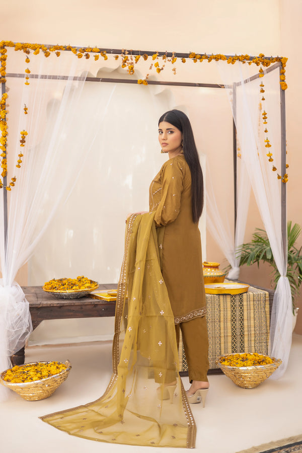 GEORGIA SEMI-STITCHED LAWN BY ZAINAB FAZLANI - AARZOO
