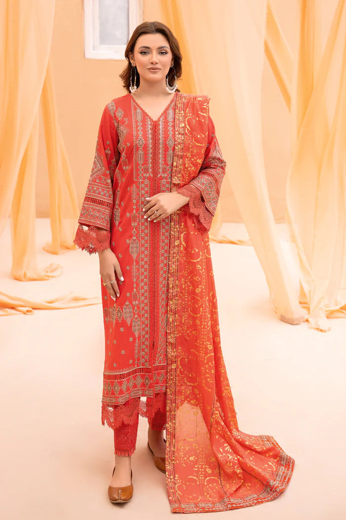 SHAMS BY JOHRA UN-STITCHED 3PC | JH:280:SHM