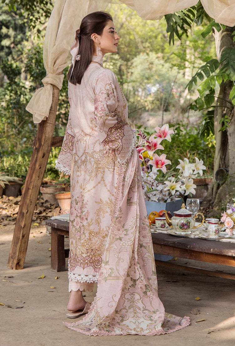 JASMINE UN-STITCHED LAWN  ADAN LIBAS -2368