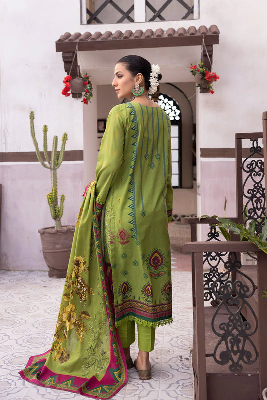 MAJESTIC UNSTITCHED LAWN EMBROIDERED BY JOHRA- JH-728