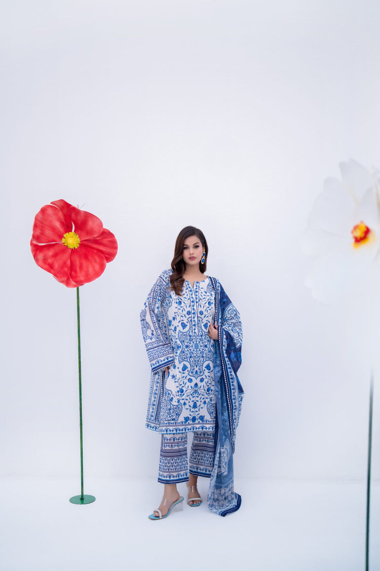 STELLA BY REGALIA PRINTED LAWN | D-09