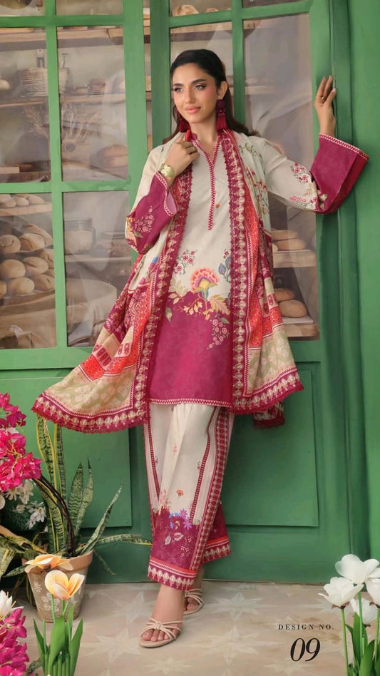 COCO BY ALZOHIAB LAWN CORDS -D09