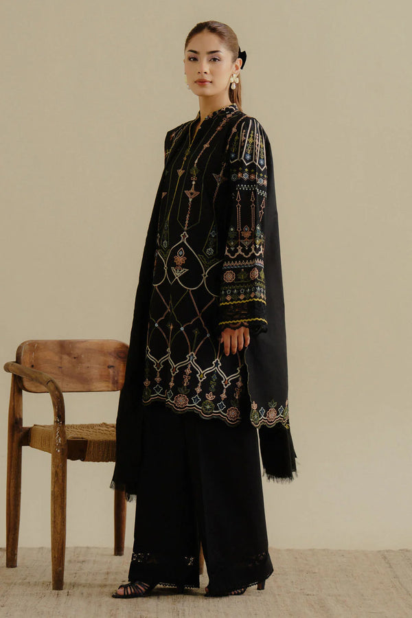 COCO BY ZARA SHAHJAHAN UN-STITCHED 3PC | IRIS-2A