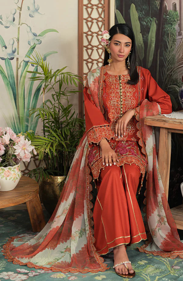 AYRA BY EMAAN|ADEEL UN-STICHED 3PC|AR-08