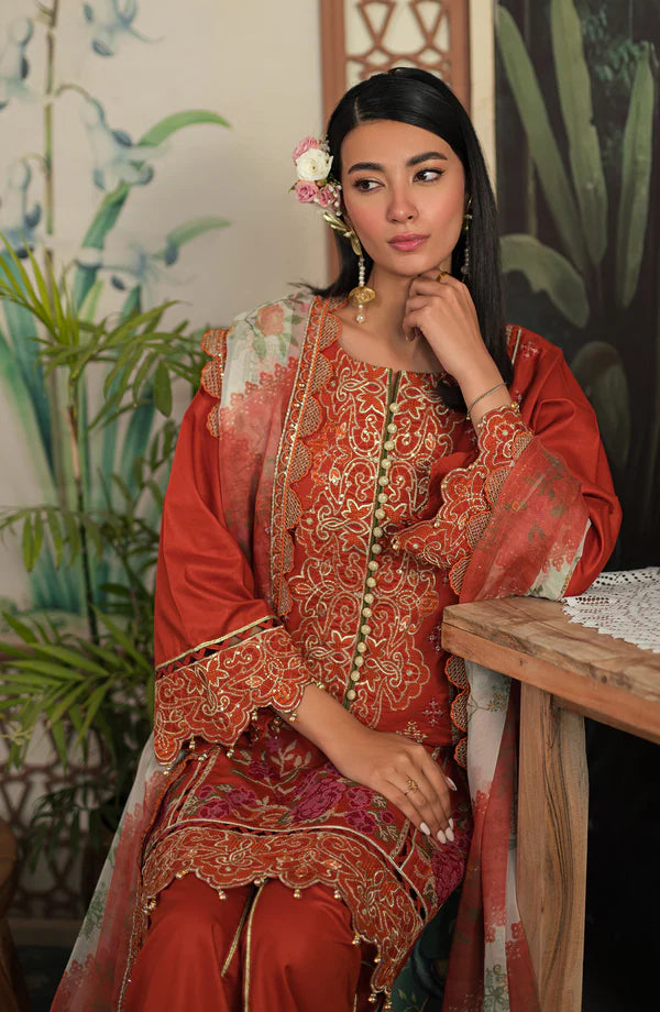 AYRA BY EMAAN|ADEEL UN-STICHED 3PC|AR-08