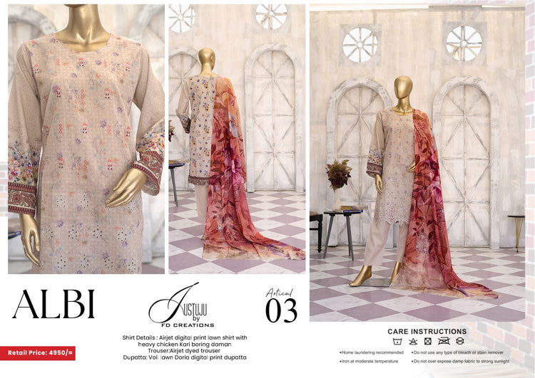 ALBI BY JUSTUJU LAWN | D-03