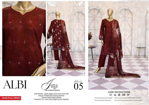 ALBI BY JUSTUJU LAWN | D-05
