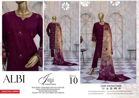 ALBI BY JUSTUJU LAWN | D-09