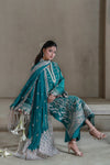 AABYAAN SAAGAR UN-STITCHED 3PC | AYZEL (AL-07)