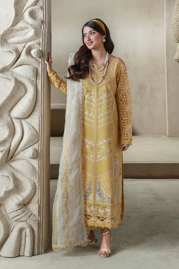 AABYAAN SAAGAR UN-STITCHED 3PC | ZIMAL (AL-02)