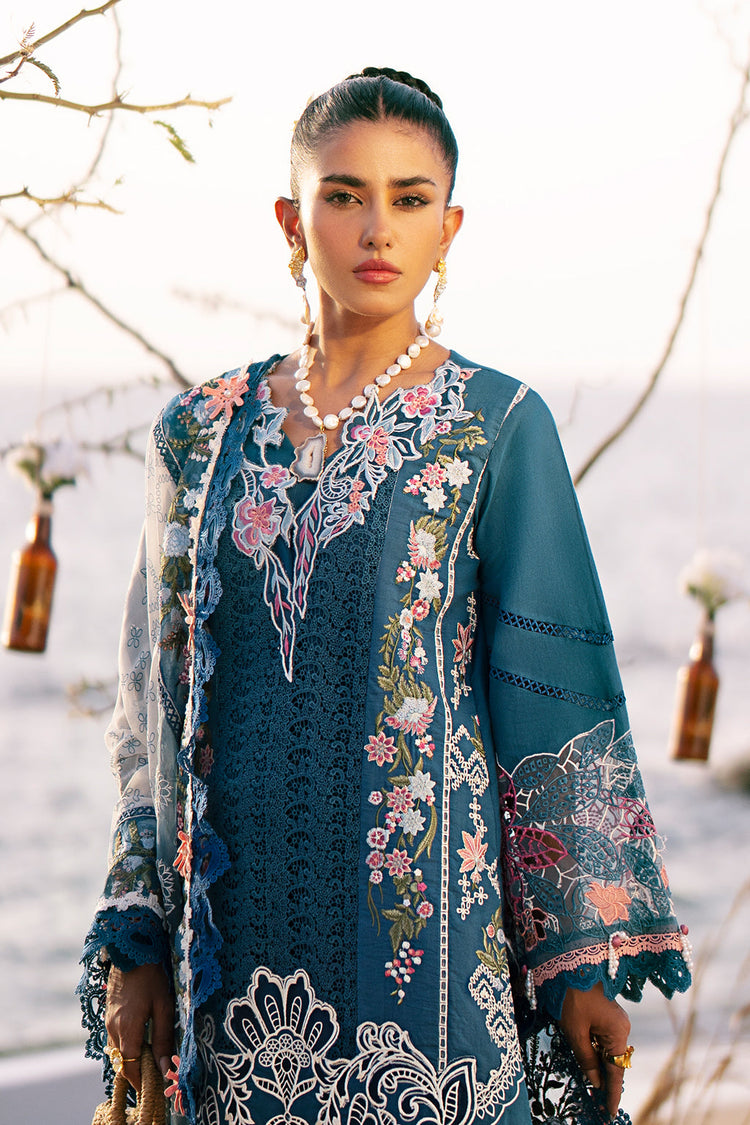 DASTAN LUXURY LAWN UN-STITCHED 3PC BY AJR | AURA