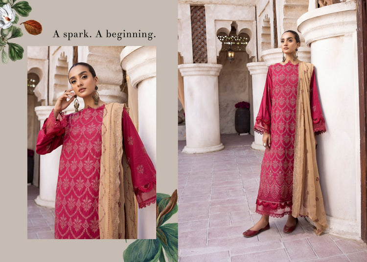 AVENTUS BY KHOOBSURAT UN-STITCHED 3PC | D-KA-706