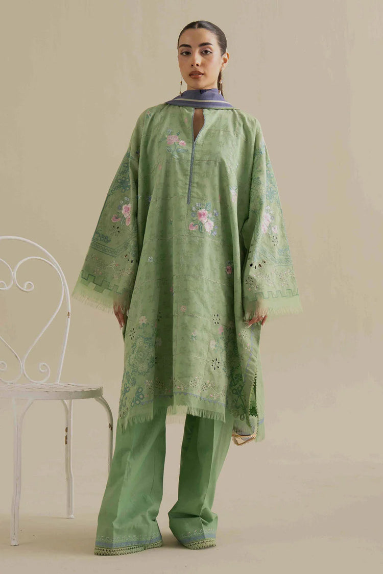 COCO BY ZARA SHAHJAHAN UN-STITCHED 3PC | Sufa-5A