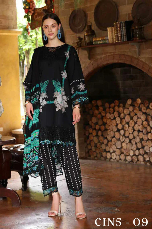 INFINITY BY  CHARIZMA LUXURY LAWN | CIN5-09