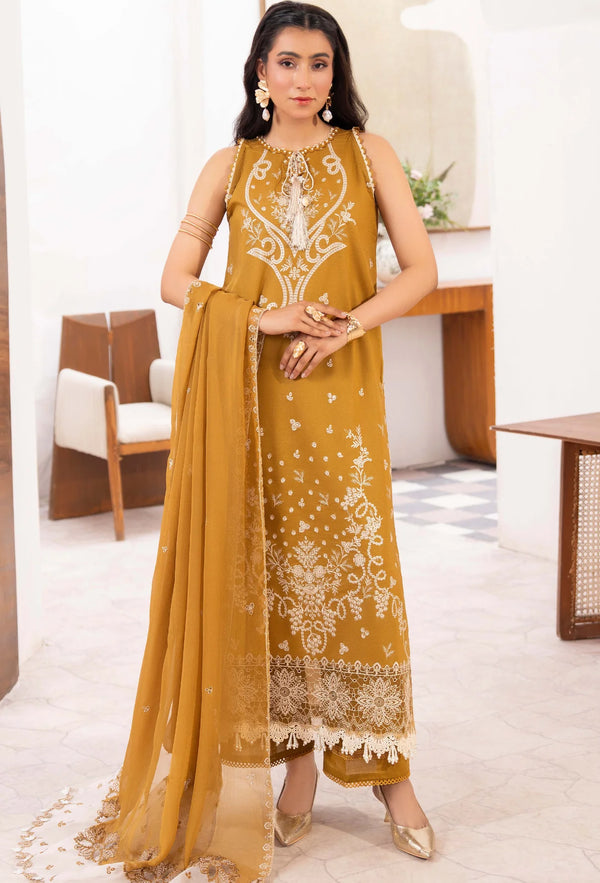 NAYAB BY HUMDUM UN-STITCHED 3PC | D-06