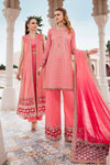 MARIA B- SATEEN FALL |UNSTITCHED 3PC|Candy Pink CST-701