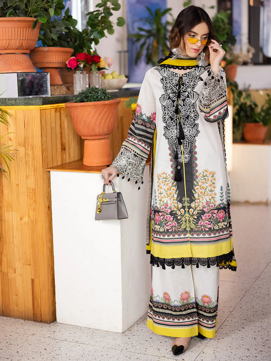 AFTERHOURS BY MAHNUR UN-STITCHED 3PC | ChitChat Charm