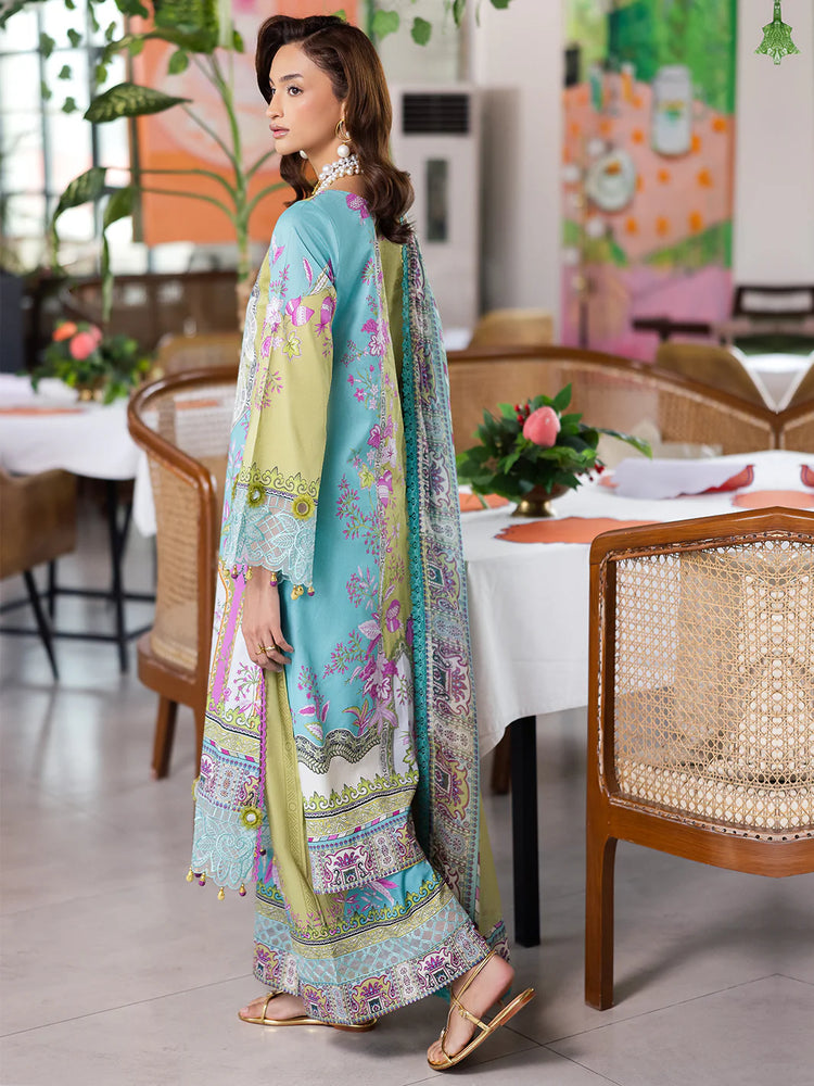 AFTERHOURS BY MAHNUR UN-STITCHED 3PC | Citrus Glow