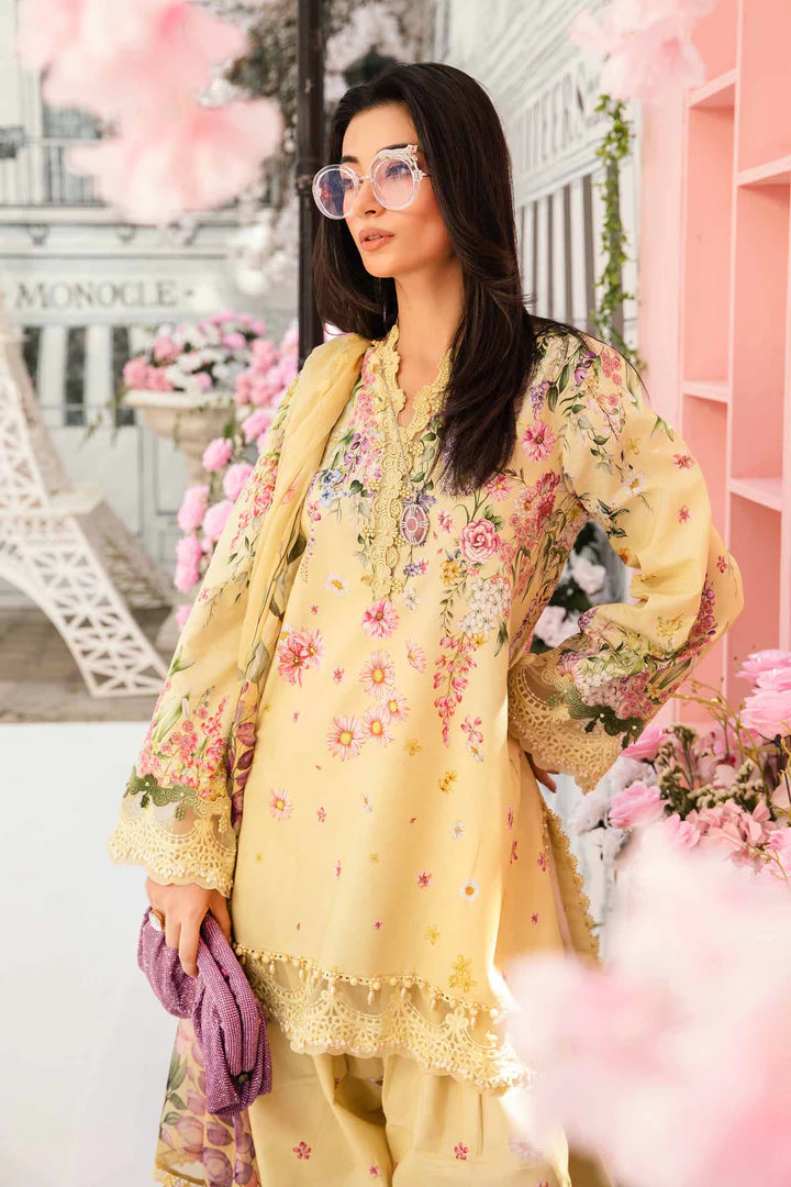 M PRINTS BY MARIA B UNSTITCHED 3PC | MPT-2603-A