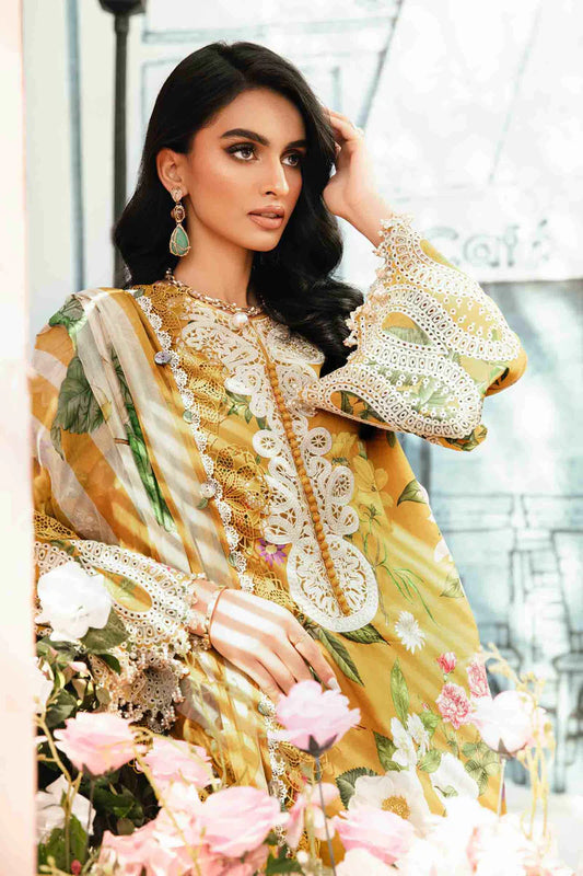 M PRINTS BY MARIA B UNSTITCHED 3PC | MPT-2604-B
