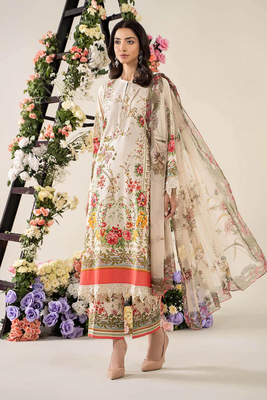M PRINTS BY MARIA B UNSTITCHED 3PC | MPT-2605-A