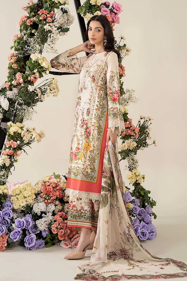 M PRINTS BY MARIA B UNSTITCHED 3PC | MPT-2605-A