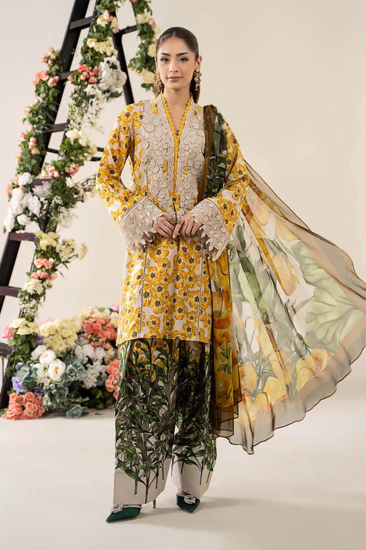 M PRINTS BY MARIA B UNSTITCHED 3PC | MPT-2606-A