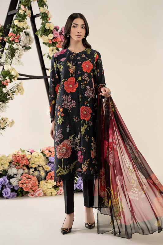 M PRINTS BY MARIA B UNSTITCHED 3PC | MPT-2607-B